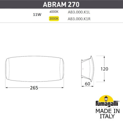 Архитектурная подсветка Abram AB3.000.000.LXP1L