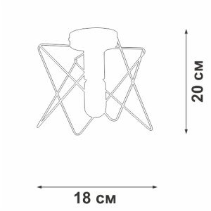 Потолочный светильник  V4721-1/1PL