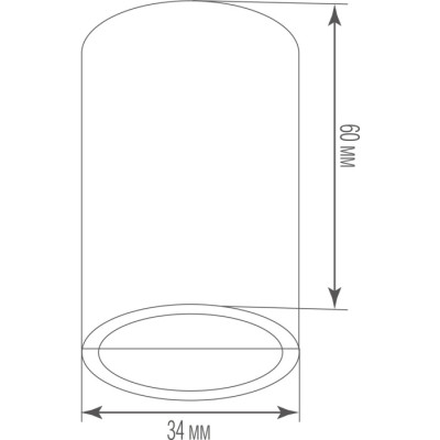 Вертикальное потолочное основание Light Wave Surface mount 60VB